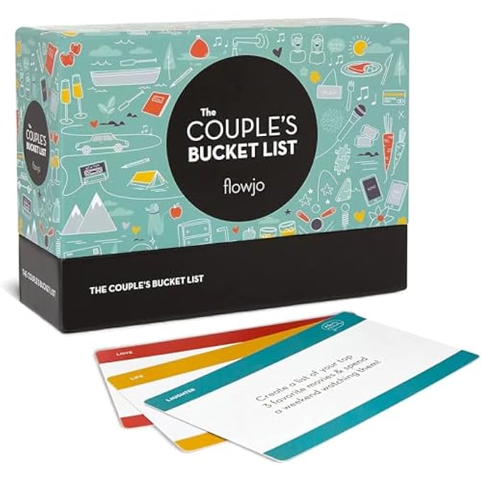 rayihni COUPLES GIFTS FOR COUPLES, 100 DATE NIGHT IDEA CARDS FOR HER OR HIM, CUTE GAMES FOR COUPLES, FUNNY GIFTS FOR WIFE, HUSBAND, GIRLFRIEND OR BOYFRIEND, NEWLYWED GIFTS. THE COUPLE'S BUCKET LIST. - Image 1